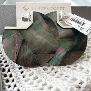 Kendra Scott Kai Earrings in Black Mother-of-Pearl